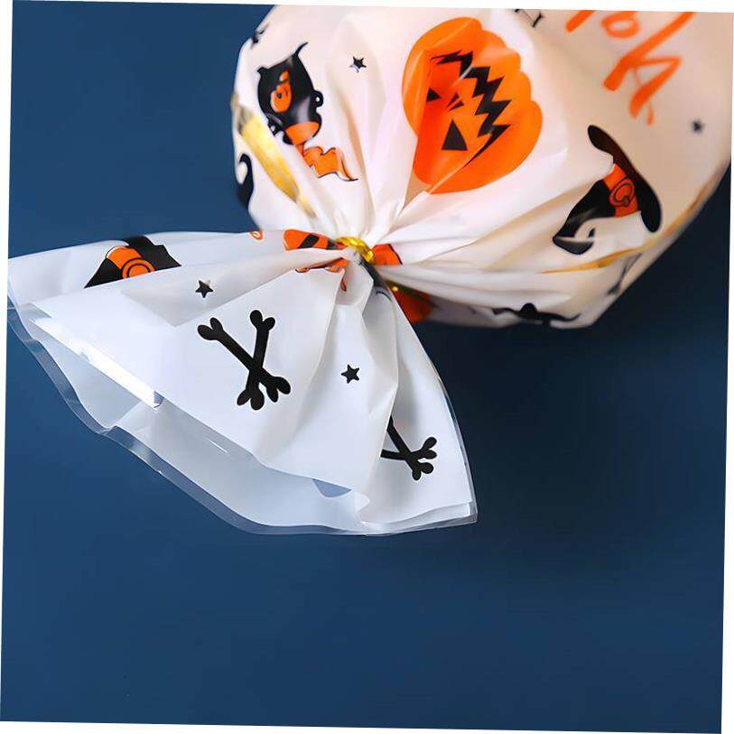 50Pcs New Halloween Candy Bag Pumpkin Halloween Gift Bags Pl
