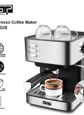 咖啡机半自动意式家用奶泡机小型 italia coffee maker machine