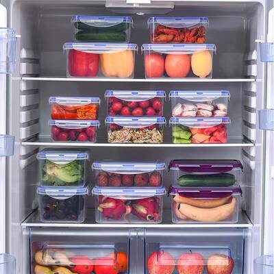 plastic food storage box can container luh bottle kitchen