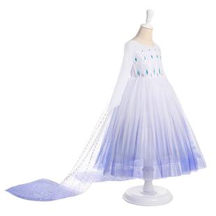 Frozen 2 Costume for Girls Princess Elsa Dress Xmas White Ba