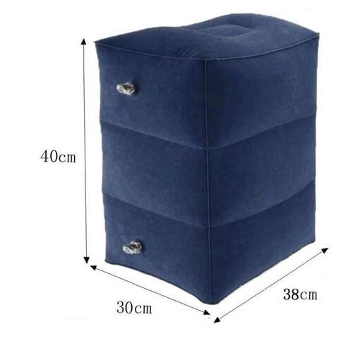 Sleeping Footrest Pillow Resting On Airplane Car Bus Pillow