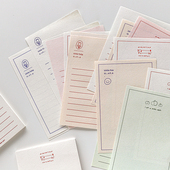 饰素材纸北岛假日 120张ins风便签纸可撕无粘性网红郁金香手账拼贴打底装 米多文具 4本装