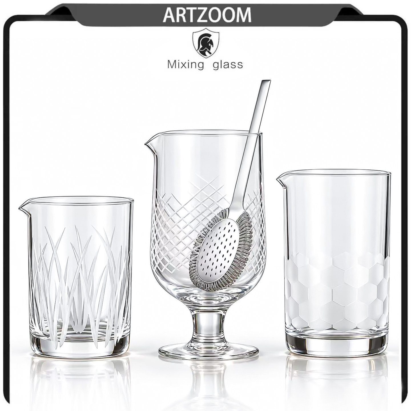 ARTZOOM 日式水晶搅拌杯调酒杯调酒器搅拌杯Mixing glass