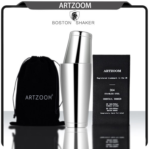 ARTZOOM304不锈钢波士顿调酒器
