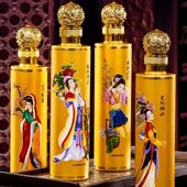 四大美女酒礼盒装 送礼500毫升4瓶山西杏花清香型纯粮白酒优级好看