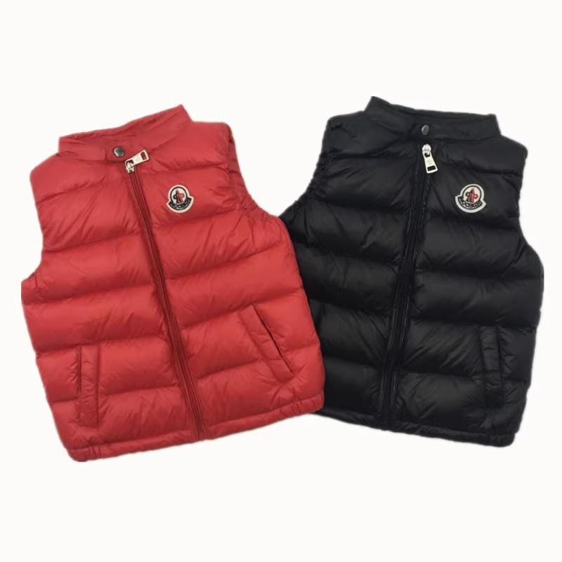 立领儿童羽绒服马甲加厚内穿中小童男童女童轻薄宝宝背心马夹外穿