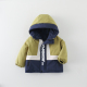 2024新款 SCBEBE 男童棉服冬季 撞色拼接保暖加厚连帽外套AW151