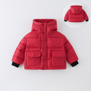 90白鸭绒儿童轻薄羽绒服2025新款 中小童百搭宝宝保暖厚外套AW575