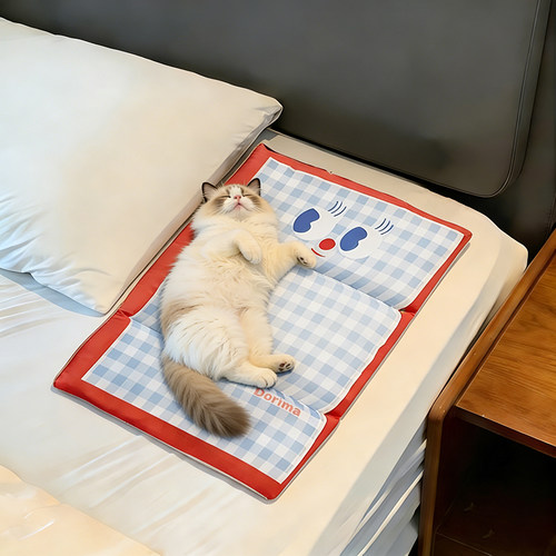 猫垫子睡觉用夏天凉垫猫咪高颜值加菲猫可机洗双面防水舒适午睡垫