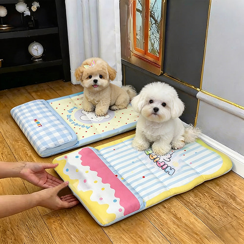 狗窝四季通用夏日小型犬狗垫子狗床防水室内夏季降温睡垫宠物专用