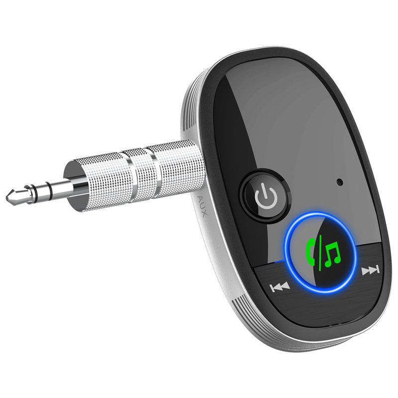 BR06蓝牙接收器车载蓝牙免提3.5mm AUX音响功放用无线音频转换器
