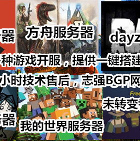 Steam饥荒rust 未转变者Unturned开服我的世界服务器 BGP三线网络