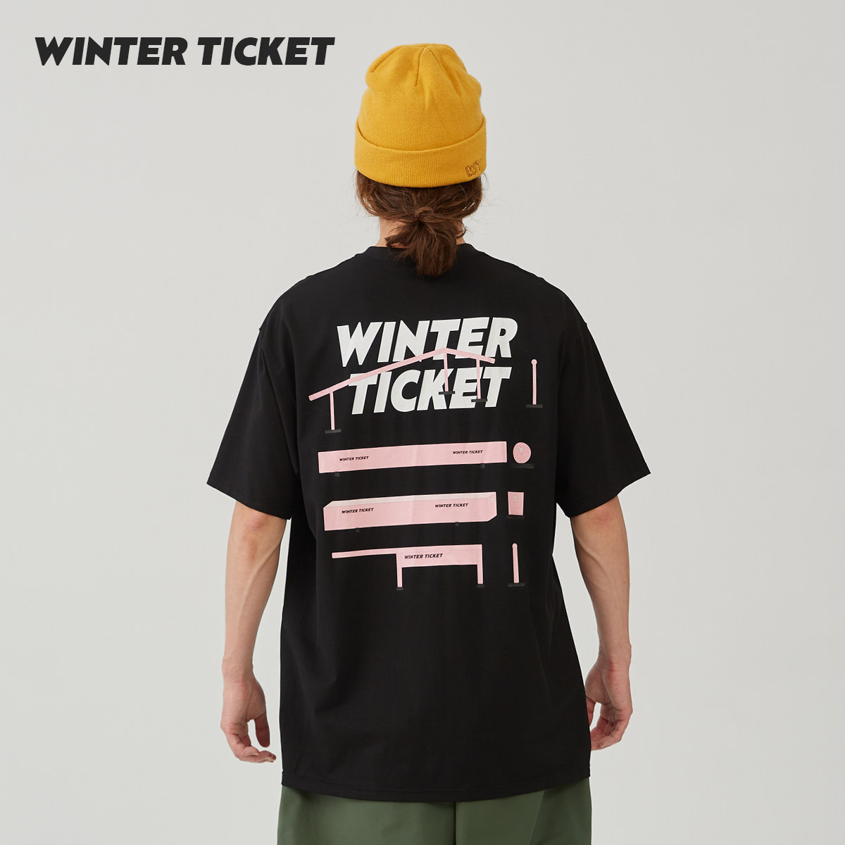 WINTERTICKET双单板自由式T恤