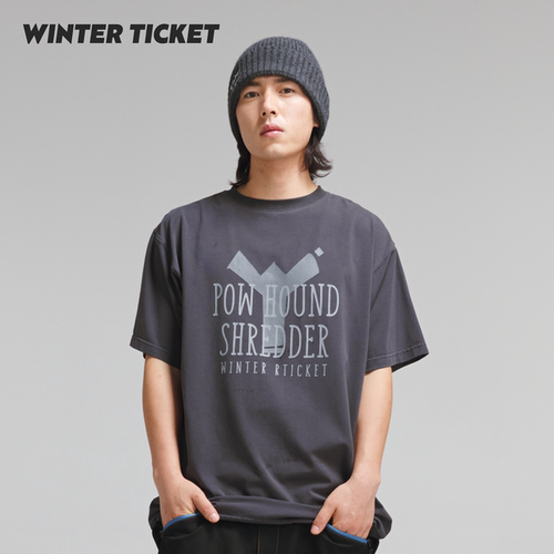 WINTERTICKET 2627新品自由式宽大嘻哈男女T恤圆领恐龙印花短袖