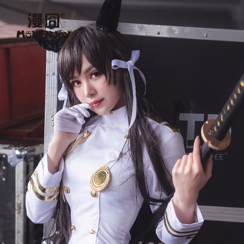 爱岩 cos 假发 现货r lane 舰b  犬 爱宕 【】碧蓝航线 azu在类目 模玩/动漫/周边/cos/桌游, Cosplay服饰/道具/服务, COSPLAY配件/道具/人偶服中 - 来自Buy2taobao.com提供专业的淘宝代购服务
