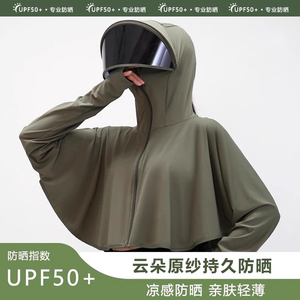 防晒衣女士薄款清凉透气不闷舒适夏季新款防缩水不变形百搭防晒服