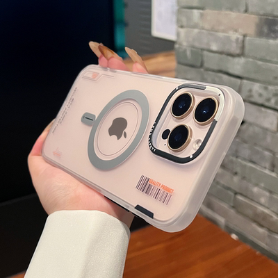 苹果16磨砂防滑磁吸壳