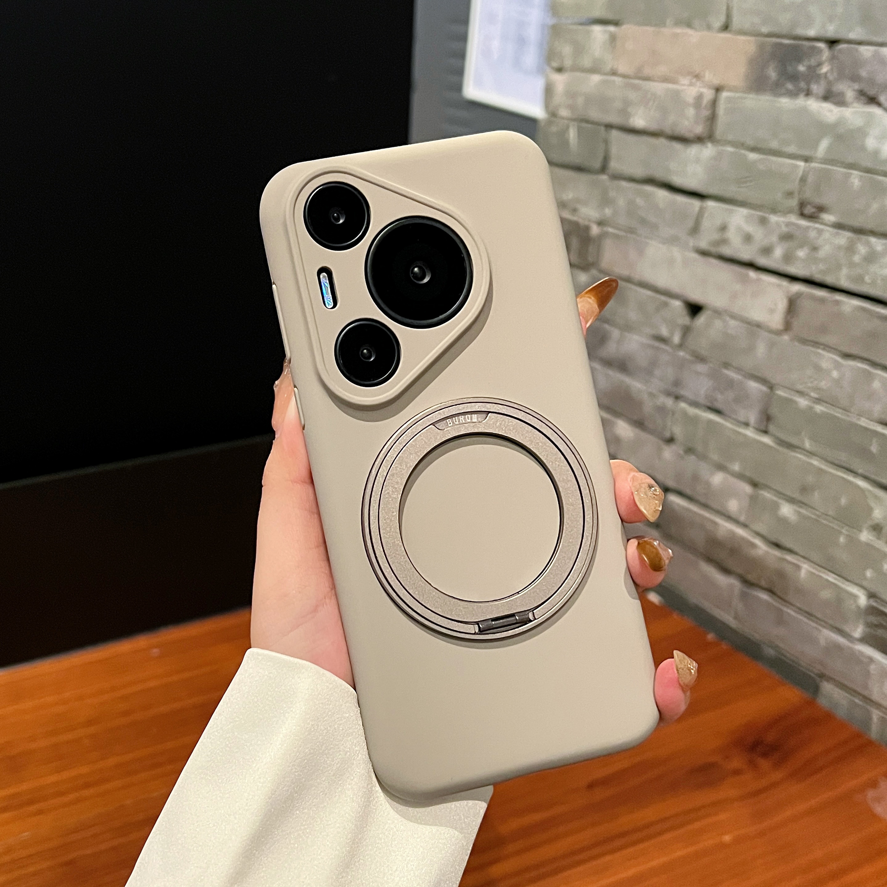 华为p70pro液态旋转支架壳