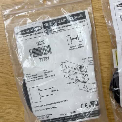 议价BANNER邦纳光电传感器 Q20E可维修