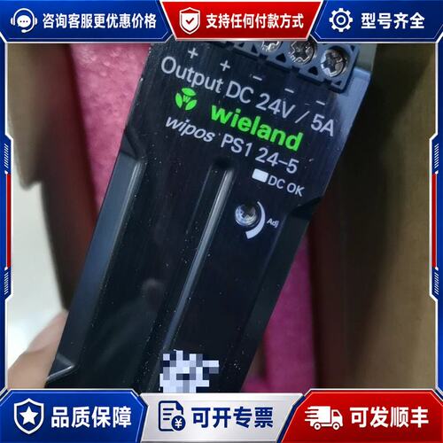 议价德国威琅WielandPS1 24-5开关电源 DC可维修