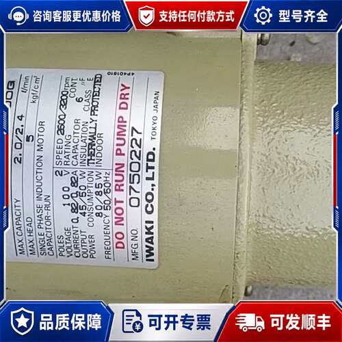 议价IWAKⅰ磁力齿轮泵和MICROSTREAM传感器，机件，可维修