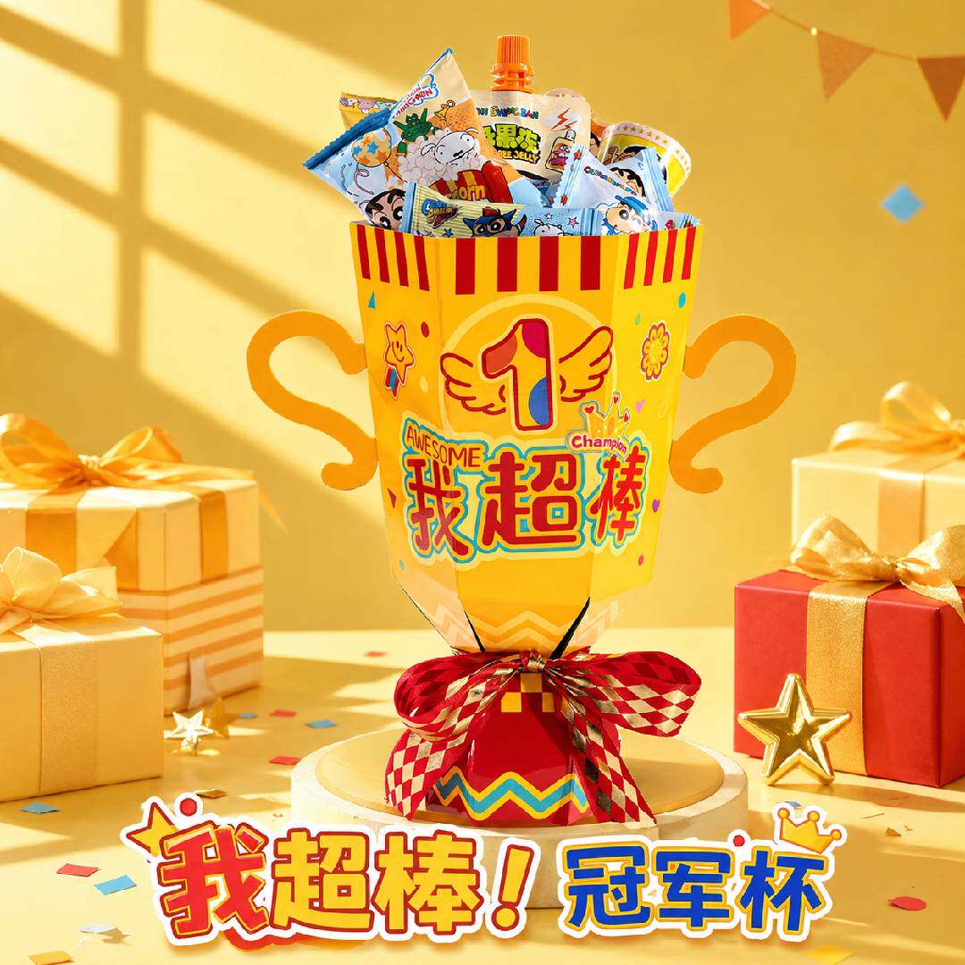蜡笔小新六一儿童节礼物2026零食玩具幼儿园小学全班奖励61伴手礼