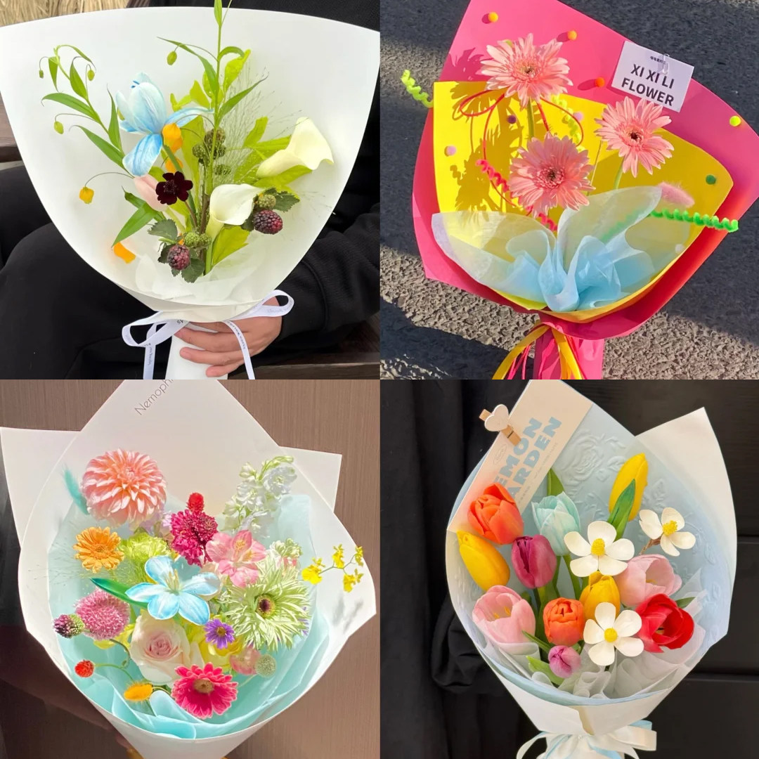 易塑性耐撕花野彩色加厚牛皮纸