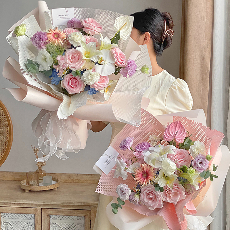 蜂窝纸9米/卷内衬花束鲜花包花纸