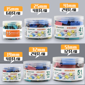 51mm燕尾夹子票夹黑色 文具 创易彩色金属长尾夹小大号文件票据夹金色15