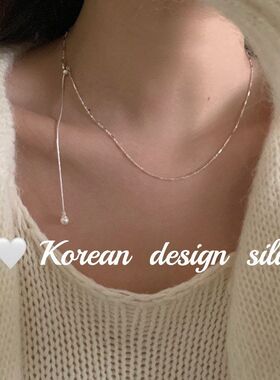 高级感韩国风调节简约ins纯银可