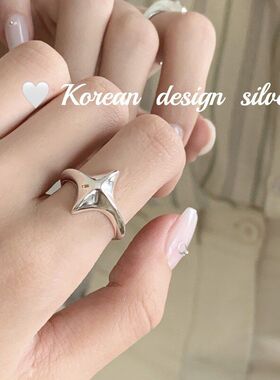 纯银ins高级感银饰品大门东设计