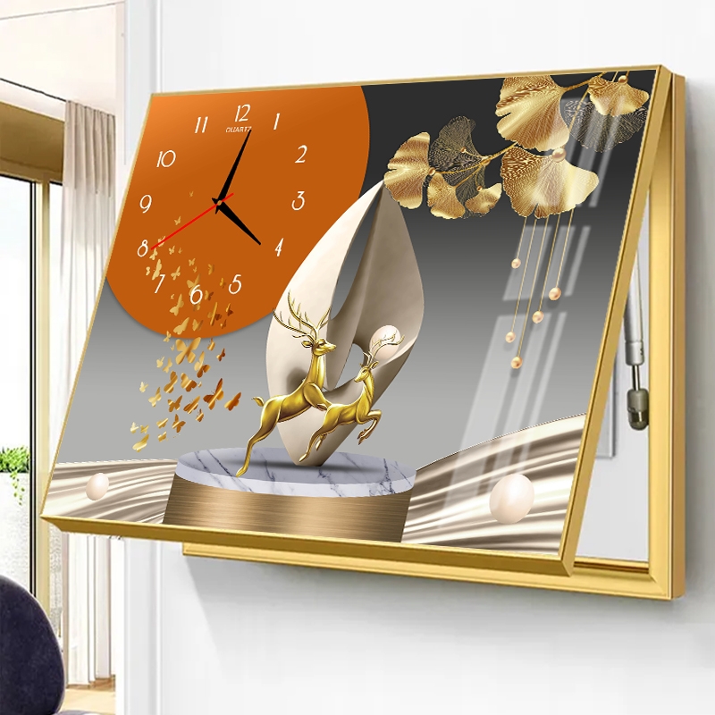 总开关弱电箱强电盒子壁画简约现代轻奢高档