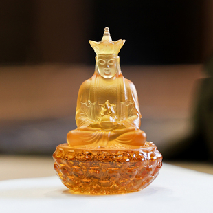 手工古法琉璃复古风格 饰创意工艺摆设摆件 雕像汽车内室家居桌面装