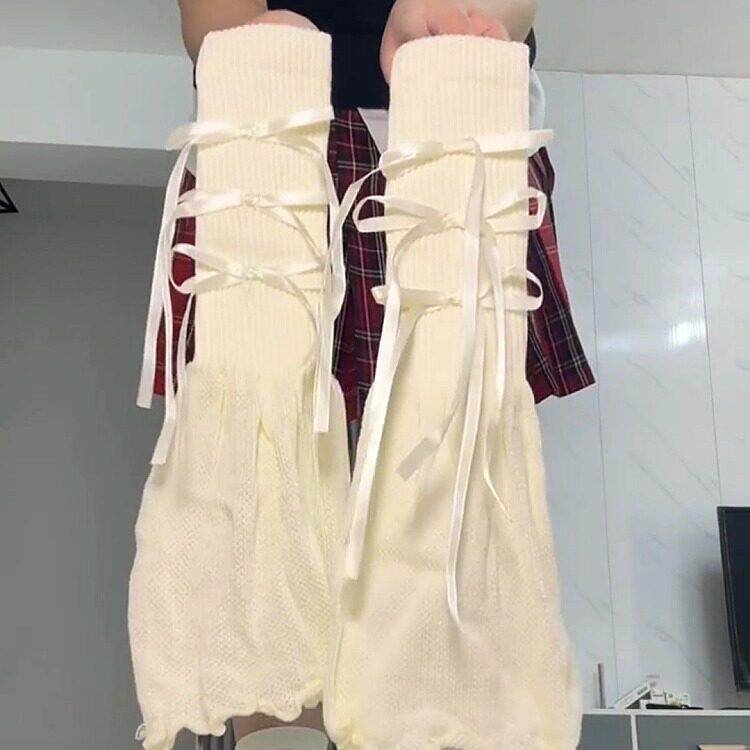 堆堆袜套女搭配小皮鞋袜套潮网红款修饰腿型显瘦长筒胖mm粗腿小腿