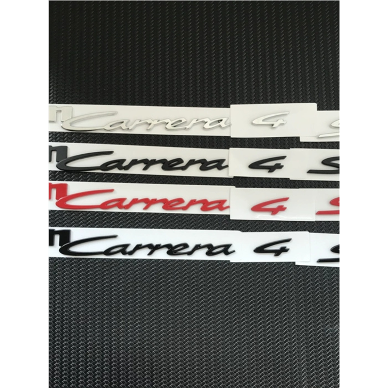 保时捷卡雷拉911 Carrera 4标贴车标Turbo改装S字后尾标标志