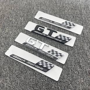 23款奔驰新A级GTGTCGTR车标改装赛道blackseries版标志车贴后尾标