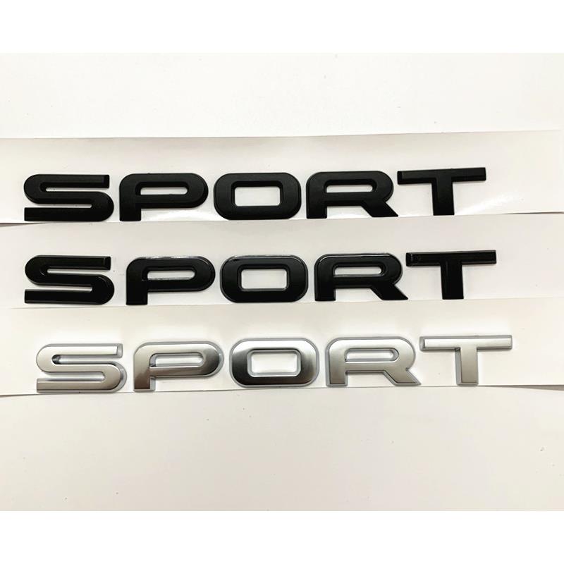 新款发现神行sport车标揽胜运动后尾标改装字标英文标标志贴