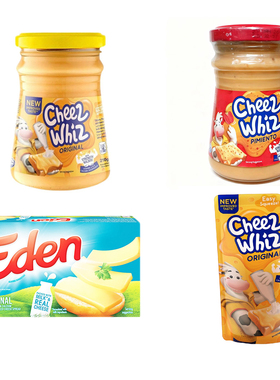 菲律宾特产Eden Cheese进口披萨奶酪Cheez Whiz芝士调味酱