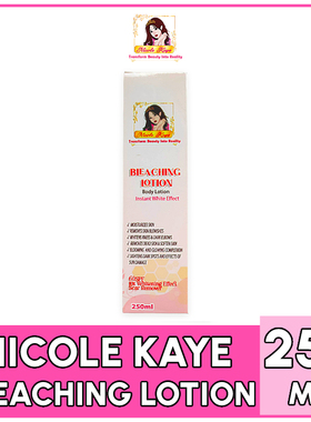 Nicole Kaye Bleaching Lotion 250ml Instant White Effect