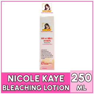 Lotion Bleaching 250ml Instant Effect Nicole White Kaye