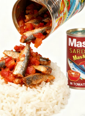 Master Sardines沙丁鱼罐头155g番茄汁味即食海鲜鱼罐头下饭菜
