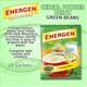 sachets Green Cereal Energen 30g Drink Flavor Beans