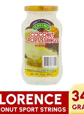 Florence CoCONUT Sport Strings  In Syrup Nacapuno 340g