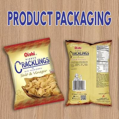 Oishi Cracklins Salt & Vinegar Chips薯片 90g