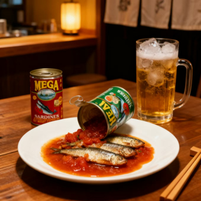 MEGA Sardines美佳沙丁鱼番茄汁/辣味即食海鲜罐头下饭菜155g