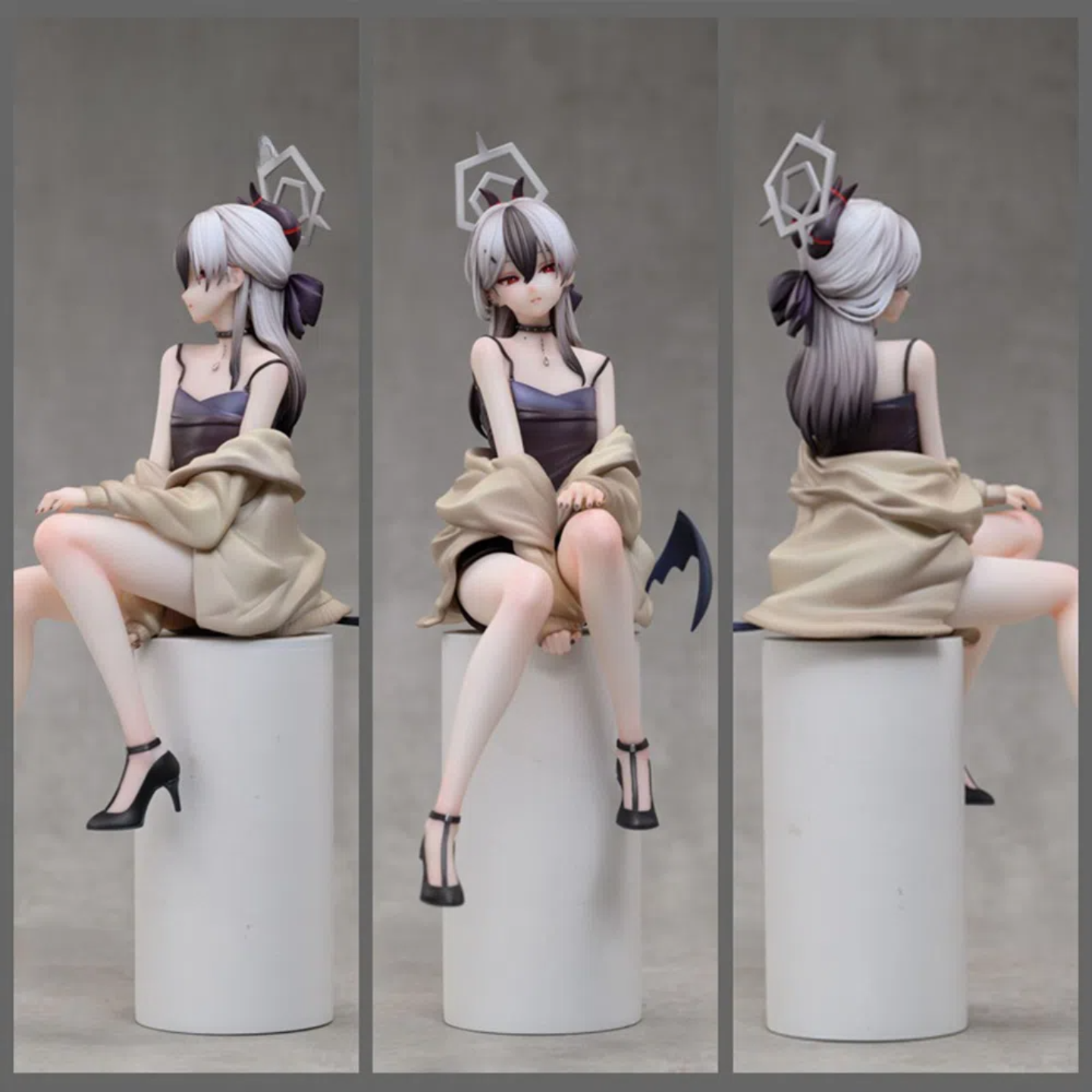 坐姿礼服鬼方佳代子蔚蓝档案手办