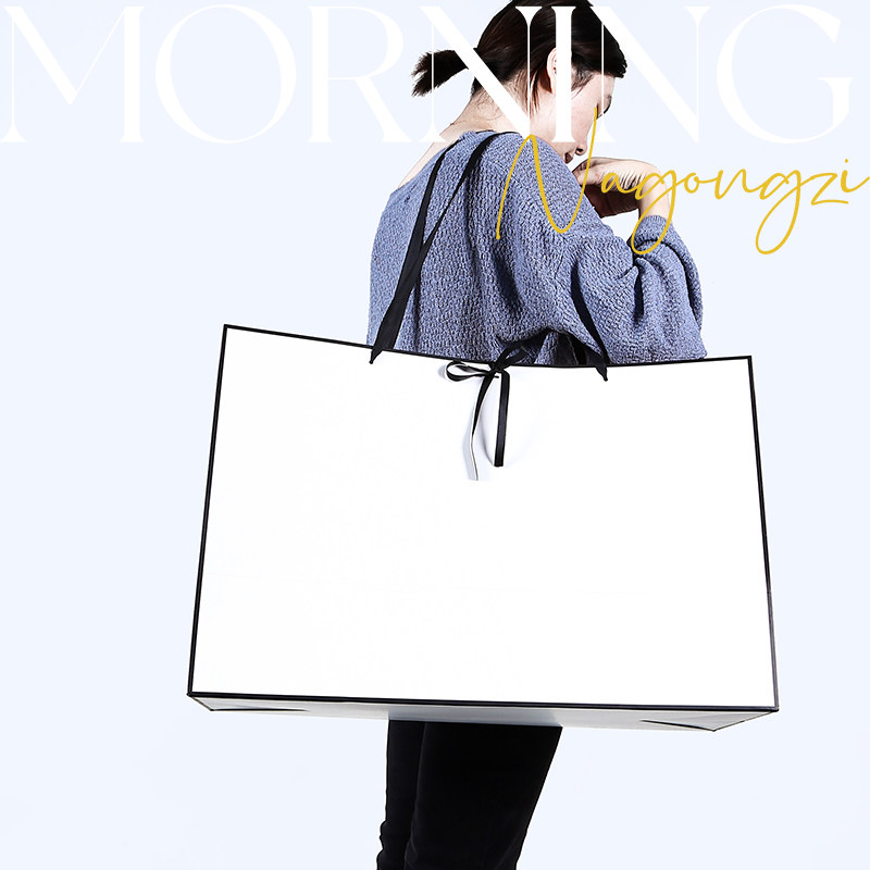 纸袋定制服装店手提男女装礼品袋高档袋子订做印刷logo包装购物袋