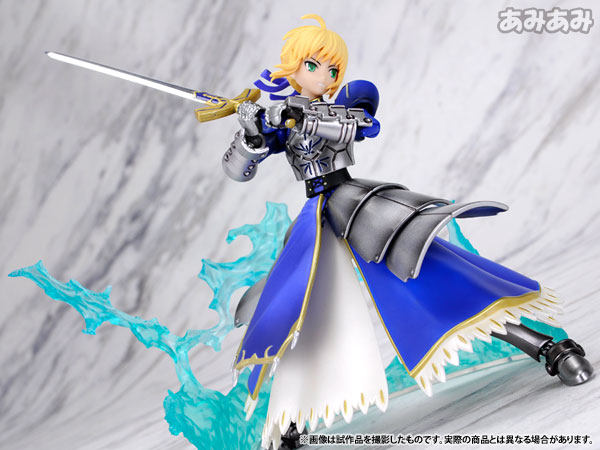 万代 超合金 fate zero 命运长夜 saber 赛巴 塞巴 可动手办人偶