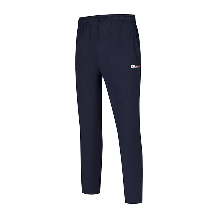 乔丹运动裤男款2025秋新款透气百搭柔肤抗菌时尚休闲直筒针织长裤