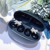 一见倾心 freeclip2可合盖蝴蝶结耳夹耳机钻扣小众轻奢耳饰